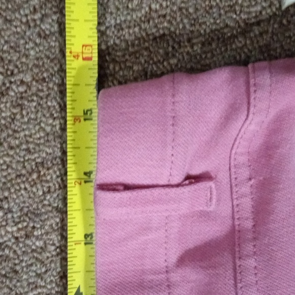 SERRA CROPPED LENGTH JEGGINGS LARGE PINK - Picture 4 of 5